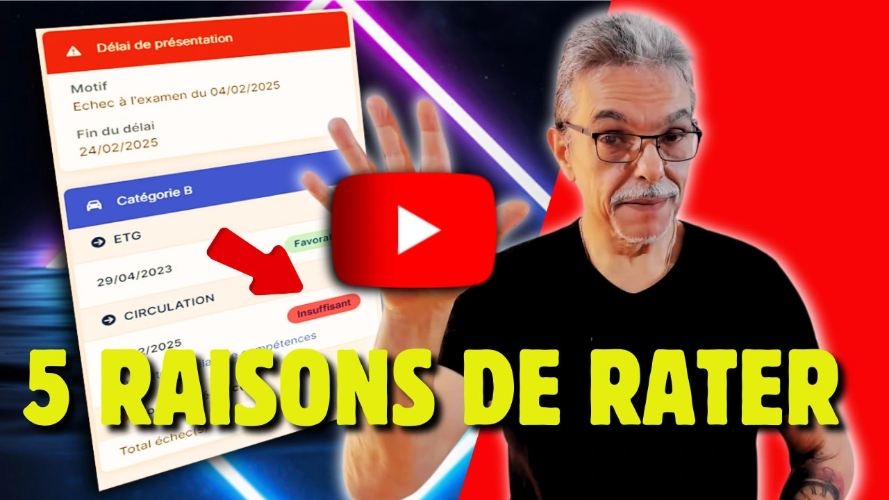 Pourquoi on rate le permis de conduire